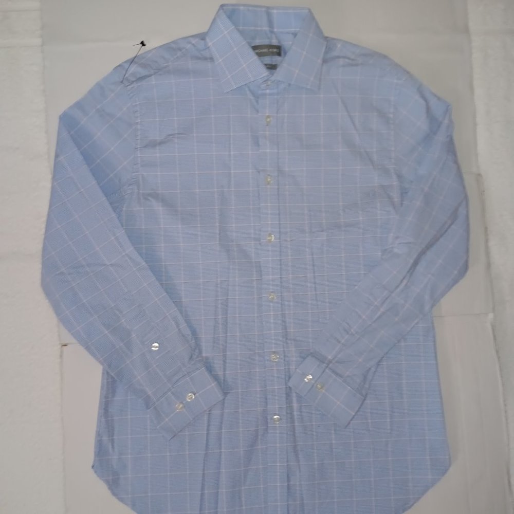 MICHAEL KORS SLIM FIT MEN'S BUTTON DOWN SHIRT - Picture 4 of 8